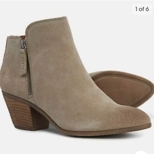 Frye Judith Ankle Boots with Zippers